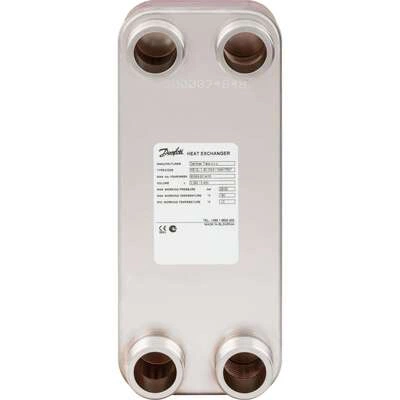 DANFOSS 004H7601 — Паяный пластинчатый теплообменник XB12H-2-46/46 PN25 G5/4 004H7601 DANFOSS 004H7601 — Паяный пластинчатый теплообменник XB12H-2-46/46 PN25 G5/4 004H7601