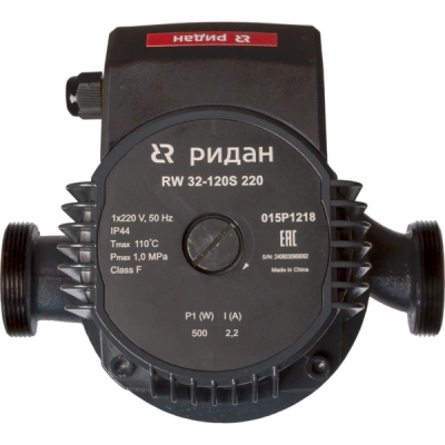 РИДАН 015P1230 — Насос RW 25-120S 200, DN 25, PN 10, длина 200 мм, присоединение — резьба 015P1230 РИДАН 015P1230 — Насос RW 25-120S 200, DN 25, PN 10, длина 200 мм, присоединение — резьба 015P1230