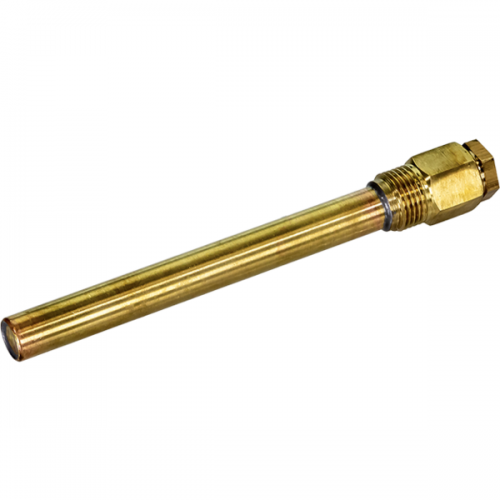 РИДАН 017-437066R — Гильза для реле температуры с сальниками, латунь, 135 мм, наружная резьба G 1/2 