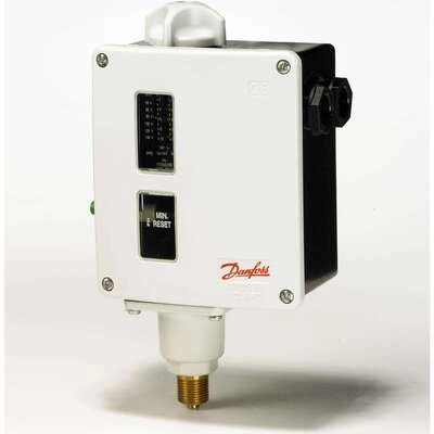 DANFOSS 017-519966 — Реле давления RT для тяжелых условий эксплуатации, диапазон настройки уставки 1-10 бар, дифференциал 0,33 бар, присоединение G 3/8 017-519966