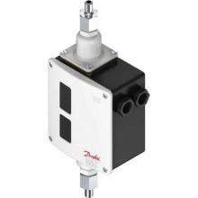DANFOSS 017D002466 — Реле перепада давления RT260A, диапазон настройки уставки 1,5-11 бар, дифференциал 0,5 бар, присоединение G 3/8 017D002466