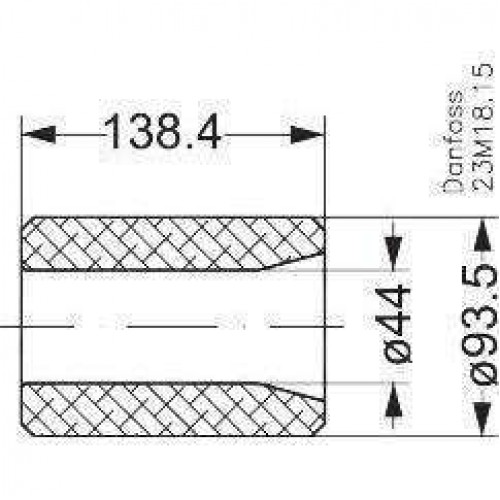 DANFOSS 023U5381 — Сменные сердечники-вставки 48-DA для разборных фильтров DCR Eliminator 