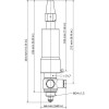 DANFOSS Управляемый давлением пилотный клапан со штуцером для подвода опорного 