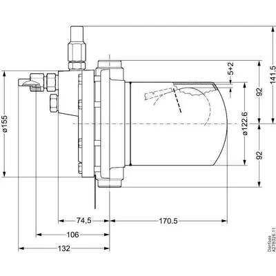 DANFOSS SV 3 Клапан регулятор уровня поплавковый 027B2023
