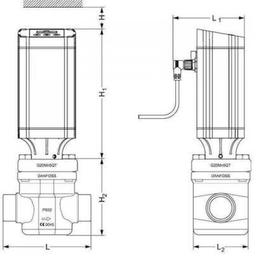 DANFOSS ICM 25-B (35 SD) Клапан универсальный 