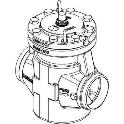 DANFOSS Клапан регулятор-давления ICM 125 (125 DIN), без привода 027H7150 DANFOSS Клапан регулятор-давления ICM 125 (125 DIN), без привода 027H7150