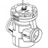 DANFOSS Клапан регулятор-давления ICM 125 (125 DIN), без привода 027H7150 DANFOSS Клапан регулятор-давления ICM 125 (125 DIN), без привода 027H7150