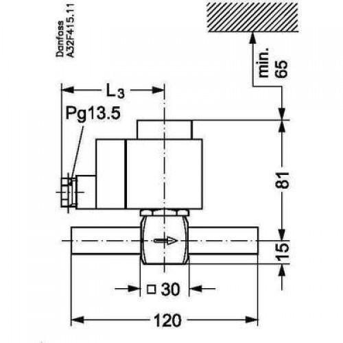 DANFOSS EVRS 3 Клапан соленоидный 