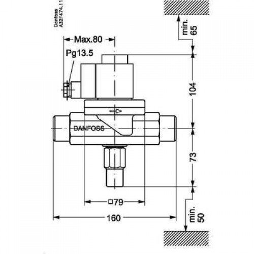 DANFOSS EVRST 20 Клапан соленоидный 