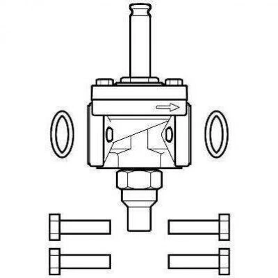 DANFOSS EVRAT 10 Клапан соленоидный 032F6214 DANFOSS EVRAT 10 Клапан соленоидный 032F6214