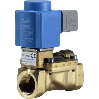 DANFOSS 032U453002 — Клапан электромагнитный EV220B, присоединение внутренняя резьба G 3/4", материал уплотнения NBR, нормально закрытый 032U453002