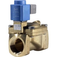 DANFOSS 032U458531 — Клапан электромагнитный EV220B, присоединение внутренняя резьба G 1 1/2", материал уплотнения NBR, нормально закрытый 032U458531