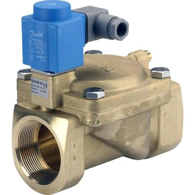 DANFOSS 032U460416 — Клапан электромагнитный EV220B, присоединение внутренняя резьба G 2", материал уплотнения NBR, нормально закрытый 032U460416