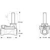DANFOSS 032U7115 — Клапан электромагнитный EV220B, присоединение внутренняя резьба G 1/2