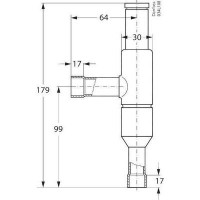 DANFOSS KVC 22 Регулятор производ. 7/8" ODF 034L0144