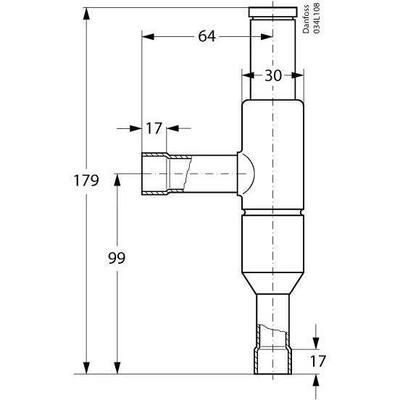 DANFOSS KVC 22 Регулятор производ. 7/8" ODF 034L0144 DANFOSS KVC 22 Регулятор производ. 7/8" ODF 034L0144