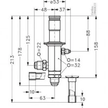 DANFOSS CPCE12 Клапан регулятор производ-ти 034N0081