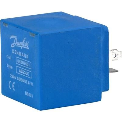 DANFOSS Запчасть для EV220W: Катушка электромагнитная AS, напряжение питания 042N7601 DANFOSS Запчасть для EV220W: Катушка электромагнитная AS, напряжение питания 042N7601