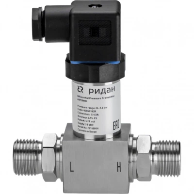 РИДАН 050G0252R — Преобразователь перепада давления ADP2000R, 0-2,5 бар, 4-20 мА, G 1/2 050G0252R