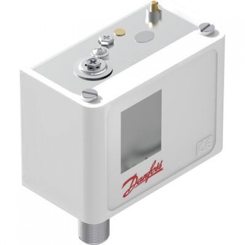 DANFOSS 060-122466 — Реле давления для общепромышленного применения KPI 35, диапазон настройки уставки -2-8 бар, дифференциал 0,5-2 бар, присоединение G 1/4 