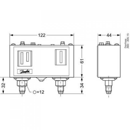 DANFOSS KP 15 Реле давления 