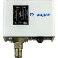 РИДАН 060-508166R — Реле давления KPI 38R, диапазон настройки 8...32 бар, дифференциал 2…6 бар, штуцер G1/4А, автоматический сброс 060-508166R