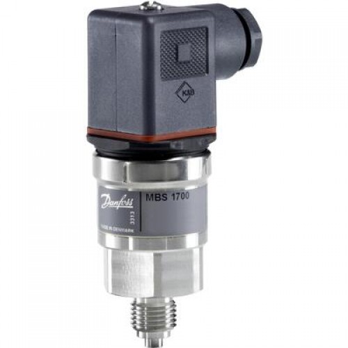 DANFOSS 060G6102 — Преобразователь (датчик) давления MBS 1700, 0-16 бар, выходной сигнал 4-20 мА, внешняя резьба G1/4, IP 65 