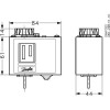 DANFOSS 060L112066 — Реле температуры (термостат) KP, IP 30/44, диапазон регулирования 0...35 °C, длина трубки 2 м 