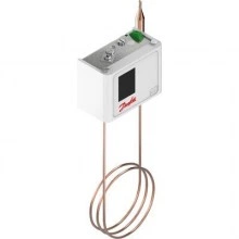 DANFOSS 060L115566 — Реле температуры (термостат) KP 81, IP 30/44, диапазон регулирования 80...150 °C, длина трубки 2 м 060L115566
