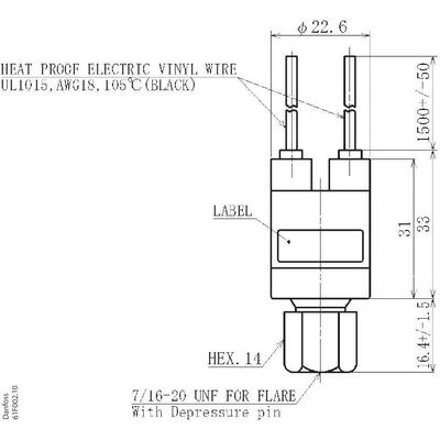DANFOSS ACB-2UB506W Реле давления картриджное(пр. класс 0153521802) 061F7506 DANFOSS ACB-2UB506W Реле давления картриджное(пр. класс 0153521802) 061F7506
