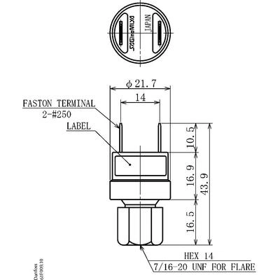 DANFOSS ACB-2UB208 Реле давления картриджное 061F8708 DANFOSS ACB-2UB208 Реле давления картриджное 061F8708