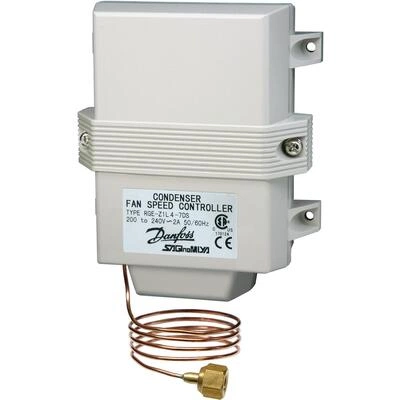 DANFOSS 061H3021 — Регулятор скорости вращения вентиляторов конденсатора RGE-Z1N6-7DS, хладагент R410A, 16-39 бар, IP 54 061H3021