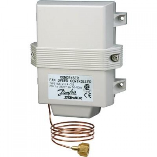DANFOSS 061H3021 — Регулятор скорости вращения вентиляторов конденсатора RGE-Z1N6-7DS, хладагент R410A, 16-39 бар, IP 54 
