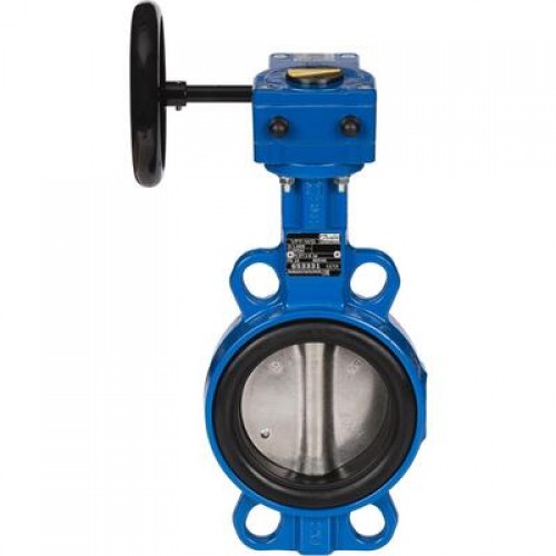 DANFOSS 065B7444 — Затвор дисковый поворотный VFY-WG PN16, DN125, корпус GG25, диск — чугун GGG40, уплотнение EPDM, управление — червячный редуктор 