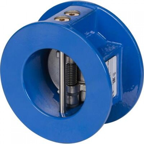 DANFOSS NVD 895 065B7495 — Затвор обратный межфланцевый пружинный двустворчатый, PN16, DN50, чугун GG25 