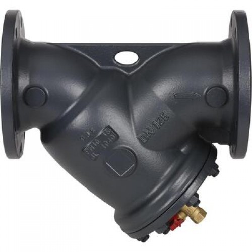 DANFOSS 065B7735 — Фильтр сетчатый FVF DN125, PN16, чугунный со сливным краном, фланцевый 