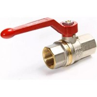 DANFOSS 065B8215 — Латунный шаровой кран BVR с внутренней резьбой UNI ISO 7/1, DN 100, PN 40, управление — рычаг, алюминий, корпус — латунь CW617N 065B8215