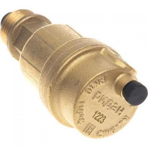 РИДАН Airvent-R 065B8322R — Воздухоотводчик PN10, DN10, с обратным клапаном DN15, Т от 0…+110 ℃; материал корпуса латунь CW617N 
