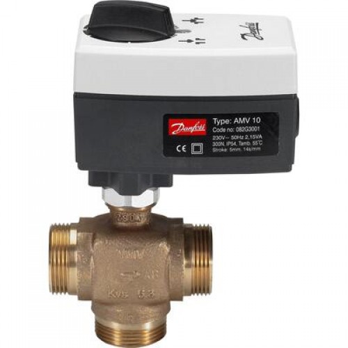 DANFOSS Регулирующий клапан 3-ходовой VMV Ду 25 