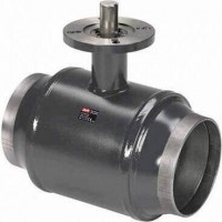 DANFOSS 065N0132 — Кран шаровой JIP Premium WW, под приварку, DN 65, PN 25, T макс 180 ℃, фланец под привод, корпус — сталь P235GH 065N0132