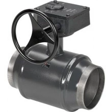DANFOSS 065N0176G — Кран шаровой JIP Premium WW, под приварку, DN 400, PN 25, T макс 180 ℃, ручной редукторный привод, корпус — сталь P235GH 065N0176G