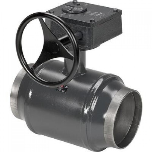 DANFOSS 065N0186G — Кран шаровой JIP Premium WW, под приварку, DN 600, PN 25, T макс 180 ℃, ручной редукторный привод, корпус — сталь P235GH 