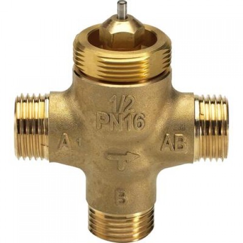 DANFOSS Клапан регулирующий, трехходовой VZL 3 Ру 16 Ду 15 Kv 1,6 T=1200C 