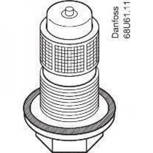 DANFOSS TUAE Клап терм R404A/R507A3/8x1/2