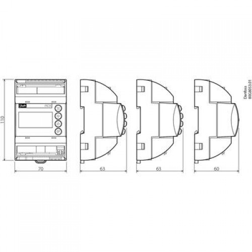 DANFOSS MCX-06D контроллер программируемый 
