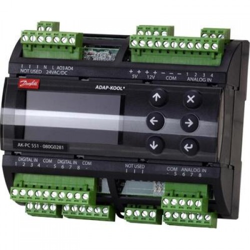 DANFOSS AK-PC 551 Контроллер давл. и темп.(пр. класс 2551225016) 