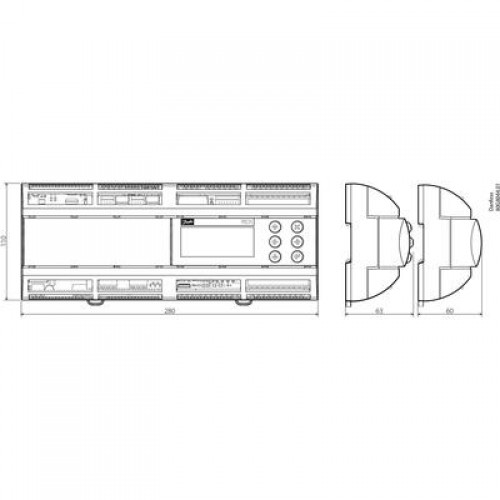 DANFOSS MCX152V контроллер программируемый 