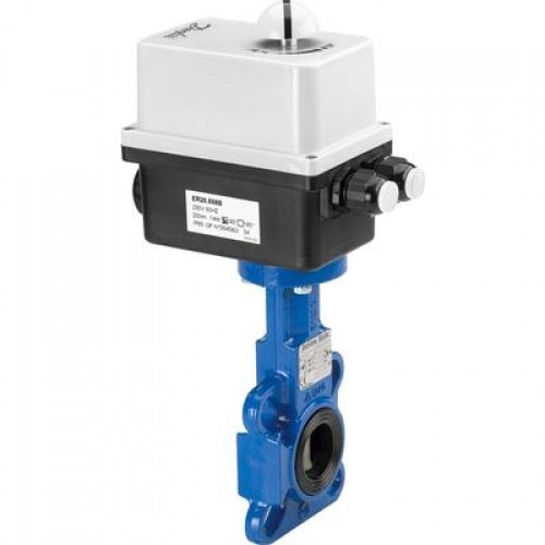 DANFOSS 082X3101 — Затвор дисковый поворотный VFY-WA с центрирующими проушинами, PN16, DN450, корпус GGG40, диск — чугун GGG40, уплотнение EPDM, с электроприводом AMB-Y VT1000 