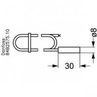 DANFOSS EKS 211 датчик температуры 3,5м 084B4404
