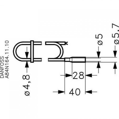 DANFOSS AKS 21 M Датчик температуры 